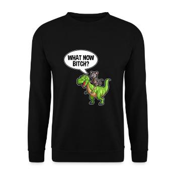 Conception d’opossum pour les amateurs d’opossum et d’opossum - Sweat-shirt Unisexe - noir - Devant - Alina (178cm) & Michal (187cm)