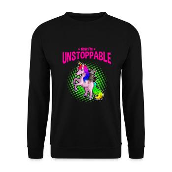 Possum design for opossum lovers and possum - Unisex Sweatshirt - black - Front - Alina (178cm) & Michal (187cm)