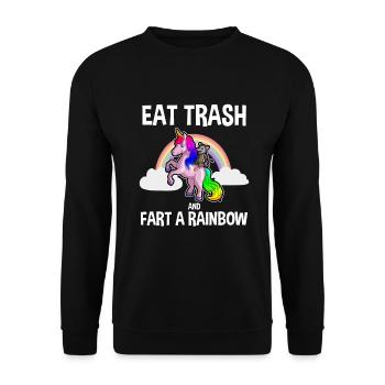 Conception d’opossum pour les amateurs d’opossum et d’opossum - Sweat-shirt Unisexe - noir - Devant - Alina (178cm) & Michal (187cm)