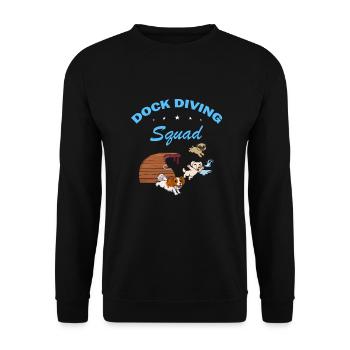 Sports nautiques pour chiens et sports nautiques pour chiens - Sweat-shirt Unisexe - noir - Devant - Alina (178cm) & Michal (187cm)