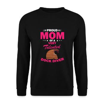 Sports nautiques pour chiens et sports nautiques pour chiens - Sweat-shirt Unisexe - noir - Devant - Alina (178cm) & Michal (187cm)