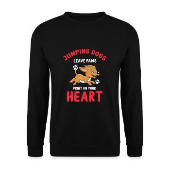 Sports nautiques pour chiens et sports nautiques pour chiens - Sweat-shirt Unisexe - noir - Devant - Alina (178cm) & Michal (187cm)