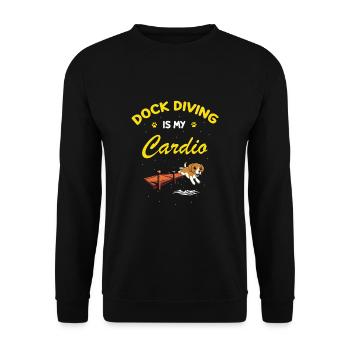 Sports nautiques pour chiens et sports nautiques pour chiens - Sweat-shirt Unisexe - noir - Devant - Alina (178cm) & Michal (187cm)