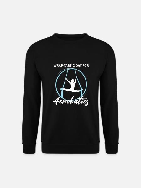 Aerial Silks für Aerial Yoga und Aerial Gymnastics - Unisex Pullover - Schwarz