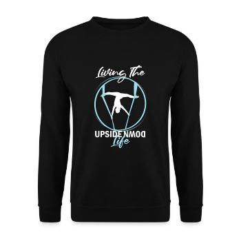 Cirque de soie aérien pour les artistes de soie aérienne - Sweat-shirt Unisexe - noir - Devant - Alina (178cm) & Michal (187cm)
