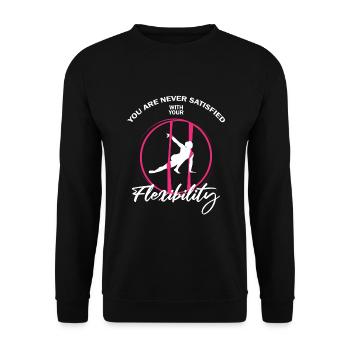 Aerial Silks für Aerial Yoga und Aerial Gymnastics - Unisex Pullover - Schwarz - Vorne - Alina (178cm) & Michal (187cm)