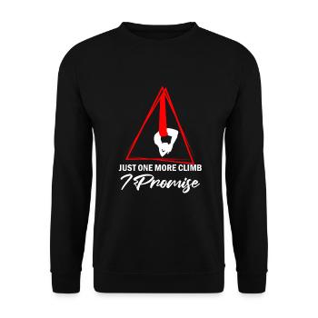 Soies aériennes pour le yoga aérien et la gymnastique aérienne - Sweat-shirt Unisexe - noir - Devant - Alina (178cm) & Michal (187cm)