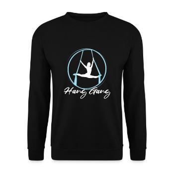 Aerial Silk Circus for Aerial Silk Performers - Unisex Sweatshirt - black - Front - Alina (178cm) & Michal (187cm)