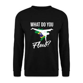 Capoeira Athletic pour la danse afro-brésilienne - Sweat-shirt Unisexe - noir - Devant - Alina (178cm) & Michal (187cm)