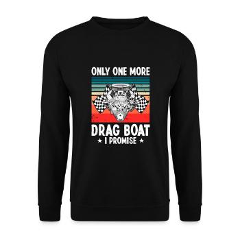Conception de bateaux de dragster pour les plaisanciers de course - Sweat-shirt Unisexe - noir - Devant - Alina (178cm) & Michal (187cm)
