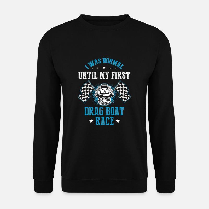 Drag Boot Design für Rennbootfahrer - Unisex Pullover - Schwarz