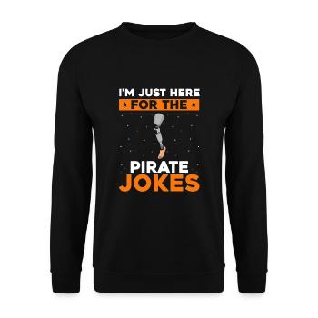 Conception de jambe bionique pour prothèses de jambe - Sweat-shirt Unisexe - noir - Devant - Alina (178cm) & Michal (187cm)