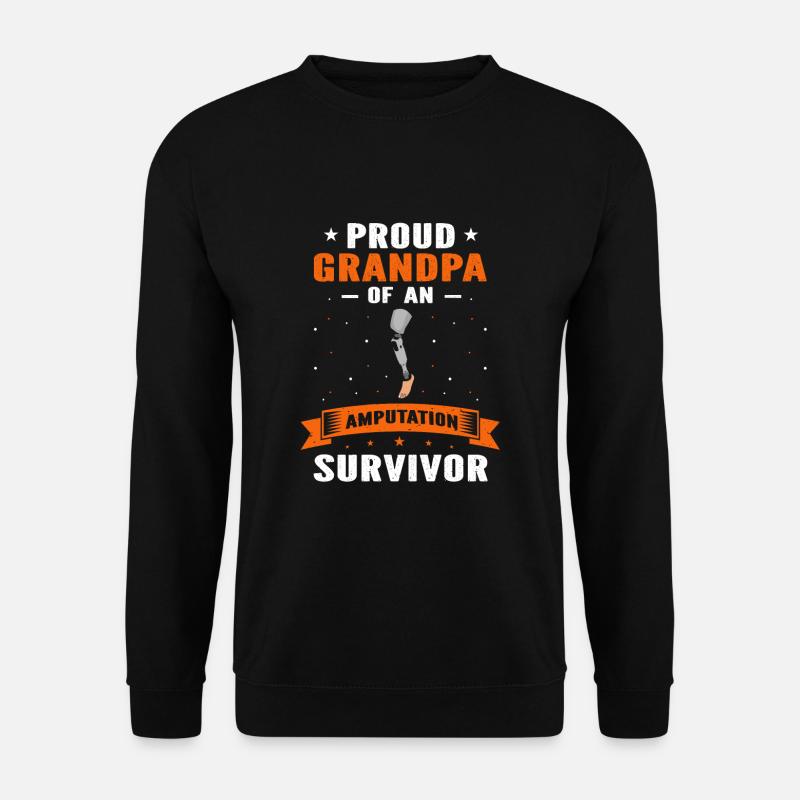 Beinprothesendesign und Beinprothesen - Unisex Pullover - Schwarz
