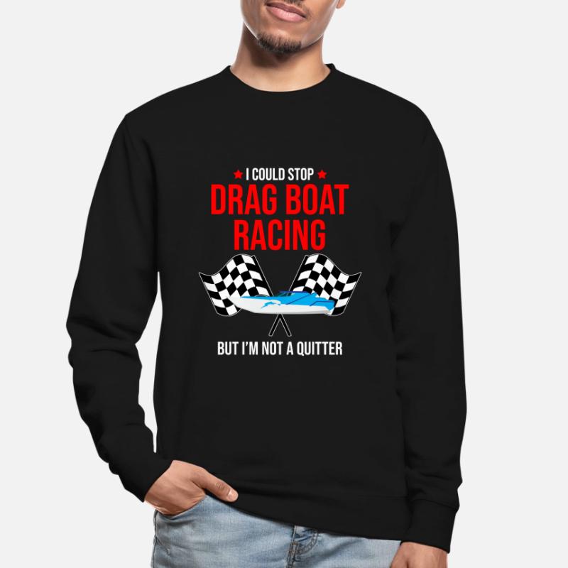 Conception de bateaux de course pour les courses de dragsters Sweat-shirt Unisexe