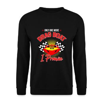 Conception de bateaux de dragster pour les plaisanciers de course - Sweat-shirt Unisexe - noir - Devant - Alina (178cm) & Michal (187cm)