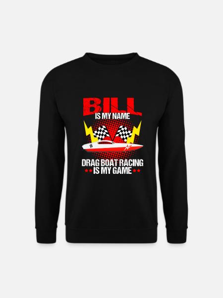 Drag Boot Design für Rennbootfahrer - Unisex Pullover - Schwarz