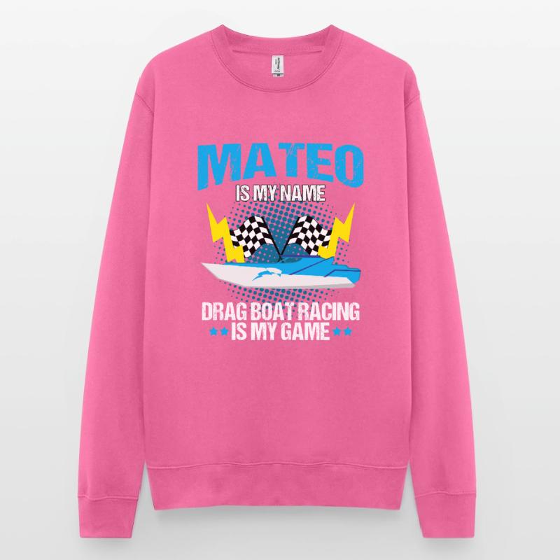 Conception de bateaux de course pour les courses de dragsters Sweat-shirt Unisexe