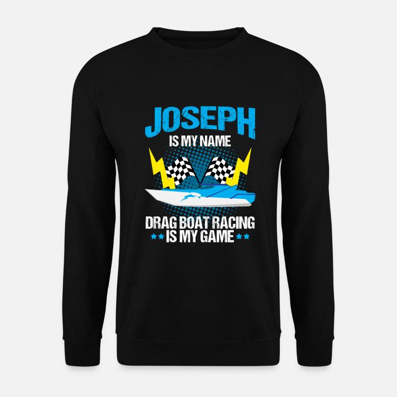 Drag Boot Design für Rennbootfahrer - Unisex Pullover - Schwarz