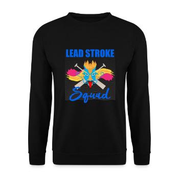Dragon Boat Trainer for Chinese Boat Racing - Unisex Sweatshirt - black - Front - Alina (178cm) & Michal (187cm)