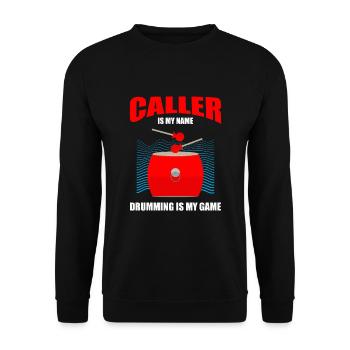 Drachenbootrennen-Design für Drachenbootfahren - Unisex Pullover - Schwarz - Vorne - Alina (178cm) & Michal (187cm)