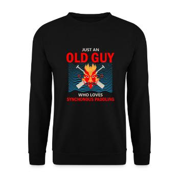 Chinese Boat Race for Dragon Boat Trainers - Unisex Sweatshirt - black - Front - Alina (178cm) & Michal (187cm)