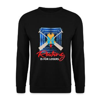 Chinese Boat Race for Dragon Boat Trainers - Unisex Sweatshirt - black - Front - Alina (178cm) & Michal (187cm)