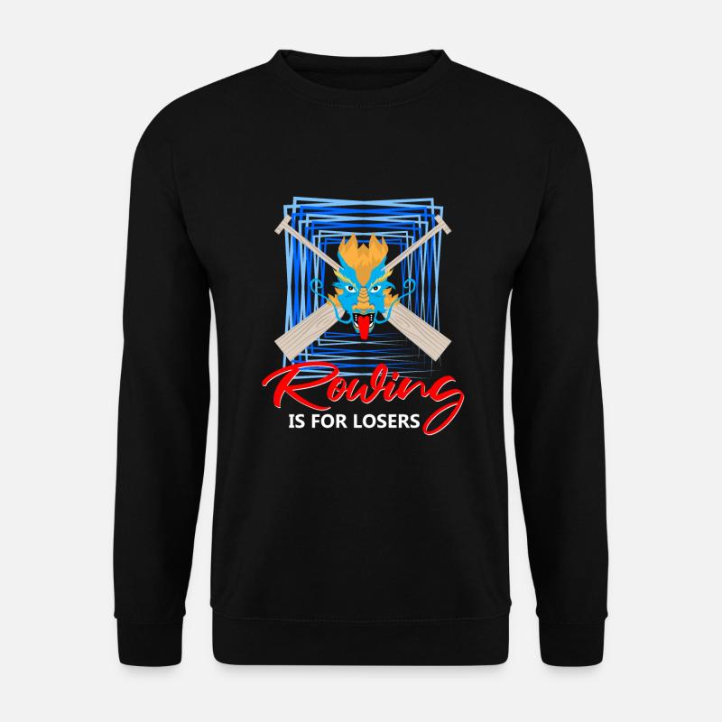Chinesisches Bootsrennen für Drachenboot-Trainer - Unisex Pullover - Schwarz