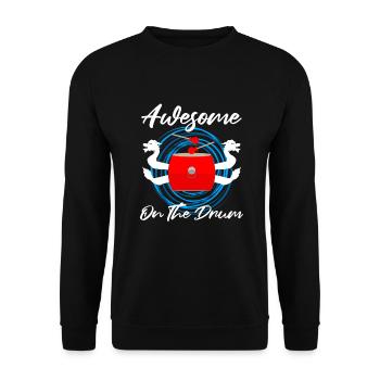 Drachenbootrennen-Design für Drachenbootfahren - Unisex Pullover - Schwarz - Vorne - Alina (178cm) & Michal (187cm)