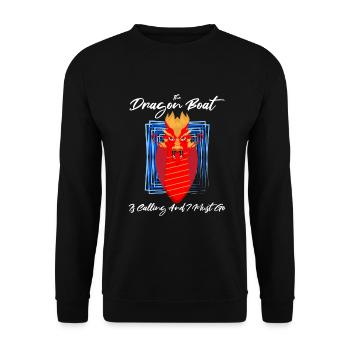 Dragon Boat Paddle pour le Festival de course de bateaux-dragons - Sweat-shirt Unisexe - noir - Devant - Alina (178cm) & Michal (187cm)
