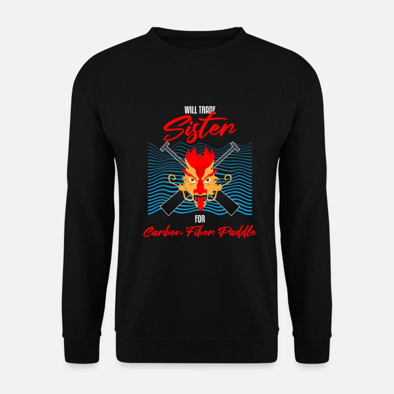 Drachenbootrennen Festival für Drachenboot - Unisex Pullover - Schwarz