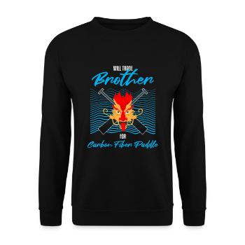 Chinese Boat Race for Dragon Boat Trainers - Unisex Sweatshirt - black - Front - Alina (178cm) & Michal (187cm)