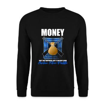 Drachenbootrennen-Design für Drachenbootfahren - Unisex Pullover - Schwarz - Vorne - Alina (178cm) & Michal (187cm)