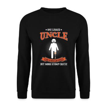 Conception de prothèses de jambe et prothèses de jambe - Sweat-shirt Unisexe - noir - Devant - Alina (178cm) & Michal (187cm)