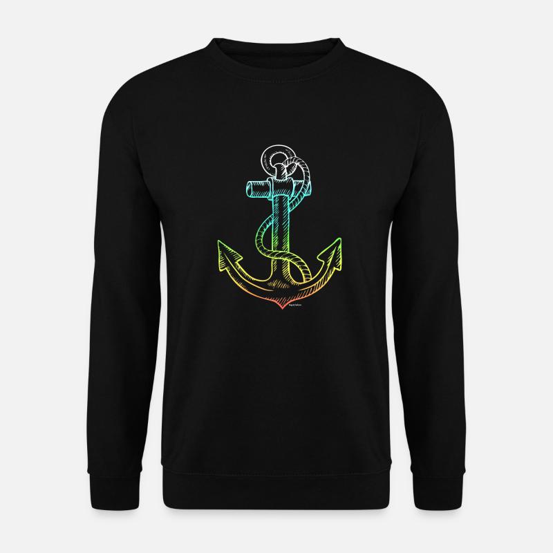 Ancre - Sweat-shirt Unisexe - noir