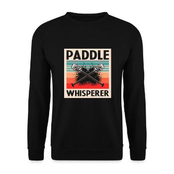 Dragon Boat Racing Theme for Dragon Boating - Unisex Sweatshirt - black - Front - Alina (178cm) & Michal (187cm)