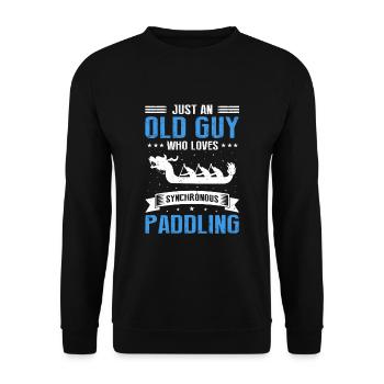 Dragon Boat Racing Chinese Boat Racing Festival - Unisex Sweatshirt - black - Front - Alina (178cm) & Michal (187cm)