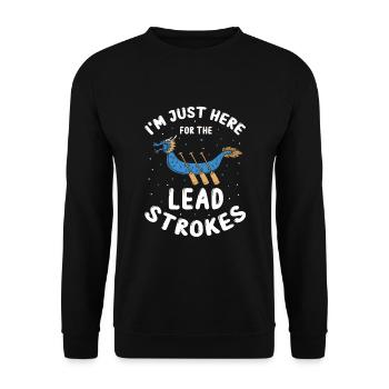 Chinese Boat Race for Dragon Boat Trainers - Unisex Sweatshirt - black - Front - Alina (178cm) & Michal (187cm)