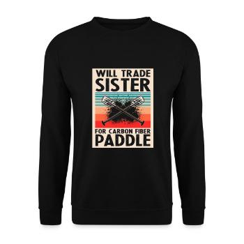 Dragon Boat Racing Theme for Dragon Boating - Unisex Sweatshirt - black - Front - Alina (178cm) & Michal (187cm)