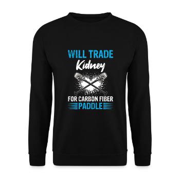 Dragon Boat Trainer and Dragon Boat - Unisex Sweatshirt - black - Front - Alina (178cm) & Michal (187cm)