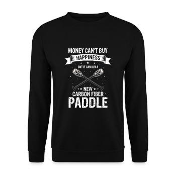 Drachenboot und Drachenboot Crew - Unisex Pullover - Schwarz - Vorne - Alina (178cm) & Michal (187cm)