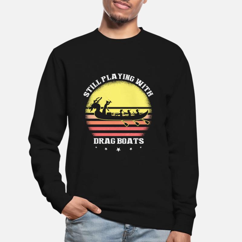 Drachenboot und Drachenboot Crew Unisex Pullover