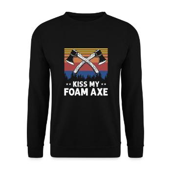 Live-action role-playing game for NPC and RPG role-playing game - Unisex Sweatshirt - black - Front - Alina (178cm) & Michal (187cm)