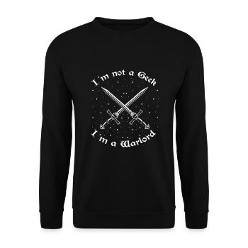 Live-action role-playing game for NPC and RPG role-playing game - Unisex Sweatshirt - black - Front - Alina (178cm) & Michal (187cm)