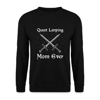 Live-action role-playing game for NPC and RPG role-playing game - Unisex Sweatshirt - black - Front - Alina (178cm) & Michal (187cm)