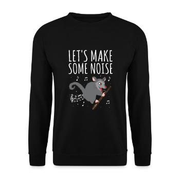 Instrument à vent en bois et instrument à vent basson - Sweat-shirt Unisexe - noir - Devant - Alina (178cm) & Michal (187cm)