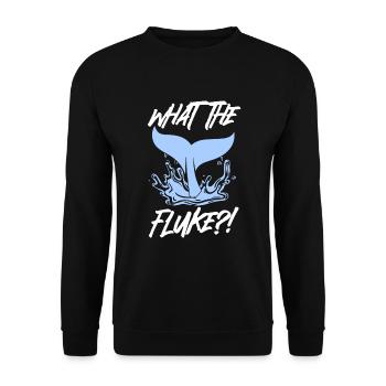 Meeressäuger für Orca-Beobachtung und Buckelwal - Unisex Pullover - Schwarz - Vorne - Alina (178cm) & Michal (187cm)