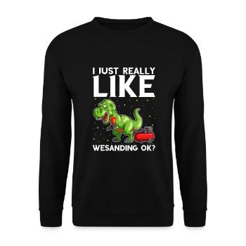 Autolackierer Angebot für Autolackierer - Unisex Pullover - Schwarz - Vorne - Alina (178cm) & Michal (187cm)