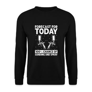 Autolackierer Angebot für Autolackierer - Unisex Pullover - Schwarz - Vorne - Alina (178cm) & Michal (187cm)