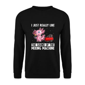 Body Technician Saying for Car Painter - Unisex Sweatshirt - black - Front - Alina (178cm) & Michal (187cm)