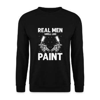 Car Painter Offer for Car Painters - Unisex Sweatshirt - black - Front - Alina (178cm) & Michal (187cm)